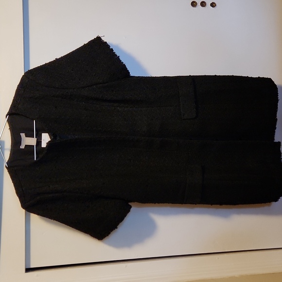 HM Black Bouclé Dress - Picture 2 of 8